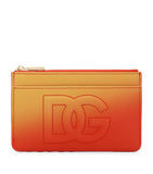 Dolce&Gabbana gradient leather zip card holder, imported from the UK