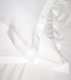 Celso De Lemos king duvet cover with delicate embroidery, 230cm x 220cm - British product