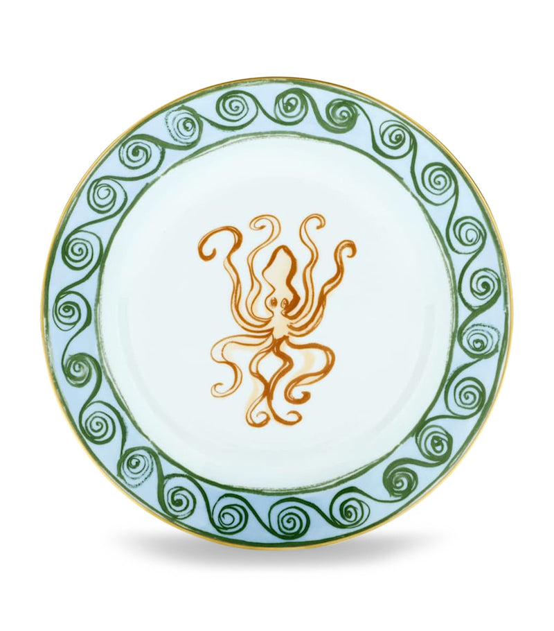 Ginori 1735 porcelain dessert plate Il Viaggio di Nettuno 22cm, UK version