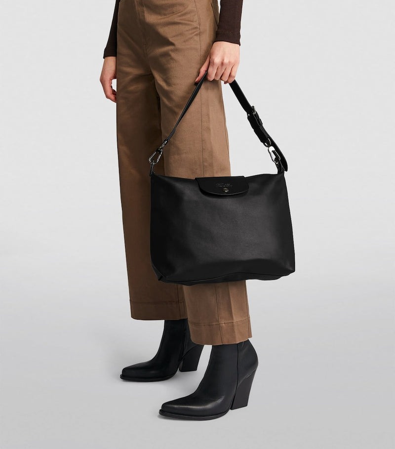 Longchamp Medium Le Pliage Xtra leather shoulder bag - British product
