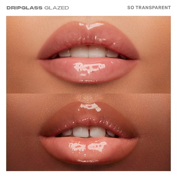 Morphe Dripglass Glazed Lip Gloss So Transparent, imported from the UK