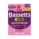 Holland & Barrett Bassetts Kids Multivitamins 7-11 Raspberry 30 Gummies- Buy online at McGrocer