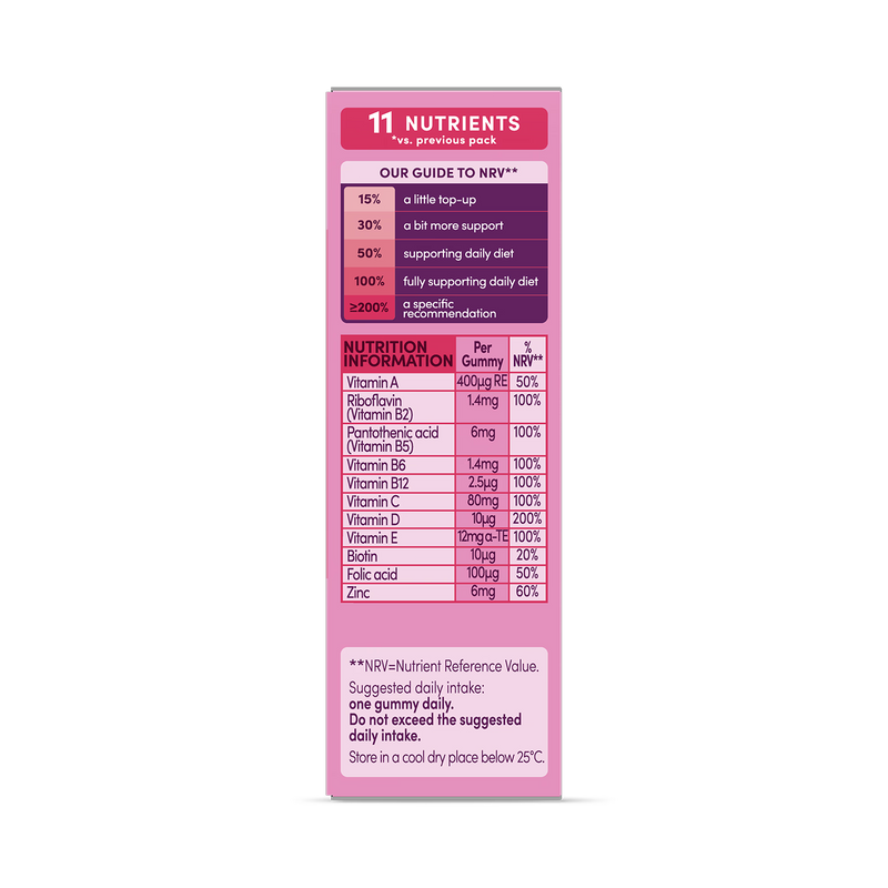 Bassetts Kids Multivitamins Gummies Raspberry 30 - British product