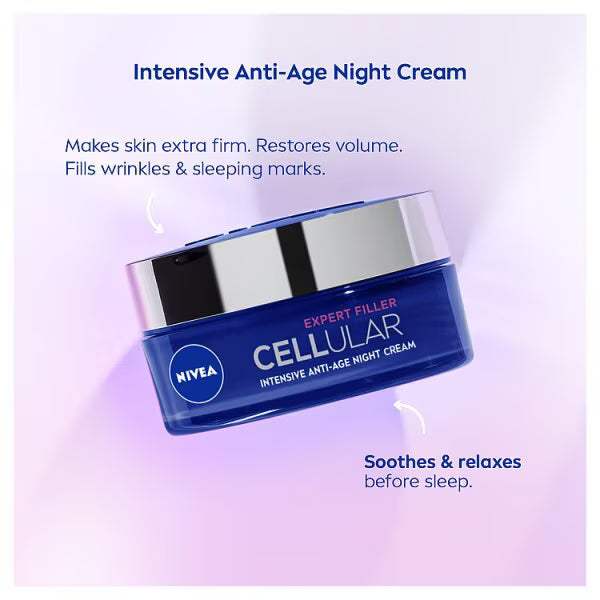 NIVEA Cellular Filler Anti-Age Night Cream 50ml - British product