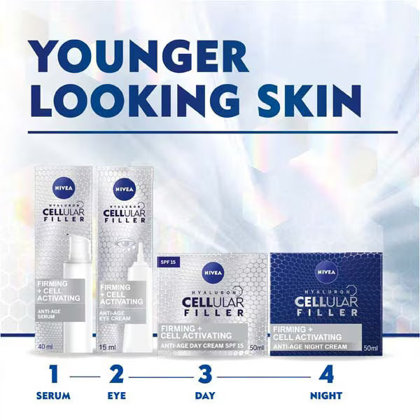 NIVEA Cellular Filler Anti-Age Night Cream 50ml - British product
