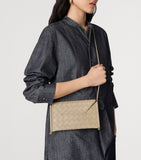 Bottega Veneta Solstice phone pouch in calfskin - British product