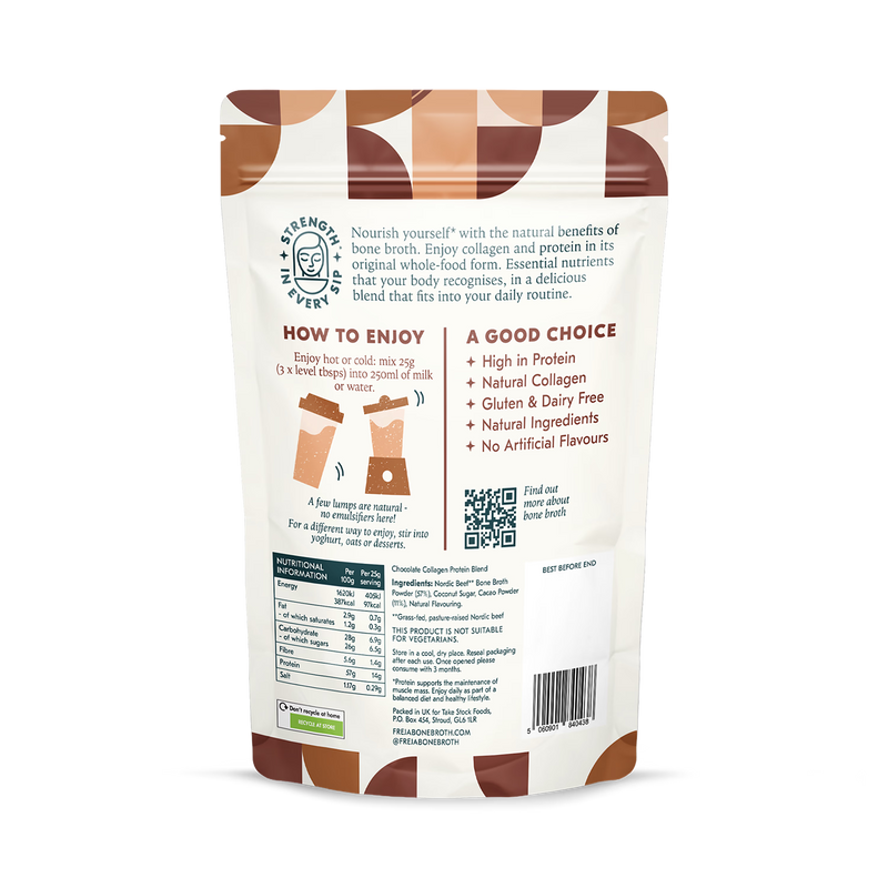 Freja Chocolate Collagen Protein Shake (British brand)