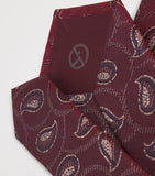 Giorgio Armani silk paisley jacquard tie 8cm (British brand)