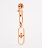 MARLI New York rose gold drop earrings with diamonds, imported from the UK