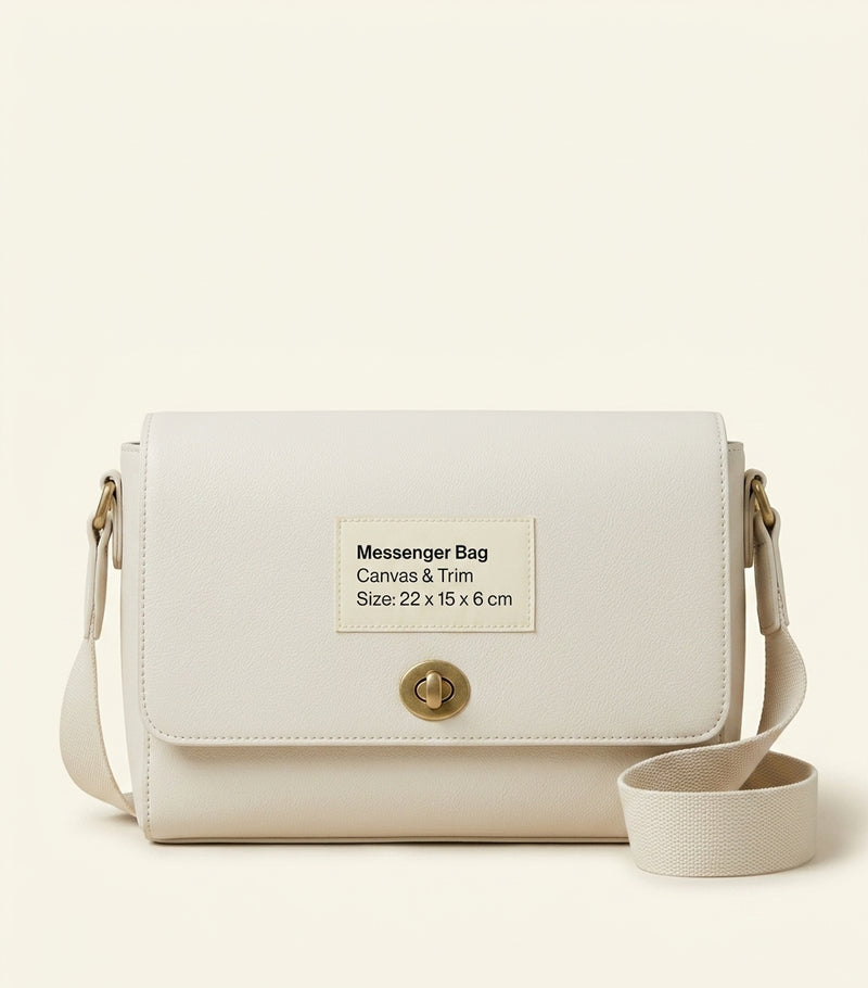 Burberry Check Note cross-body bag with coated fabric - British product
