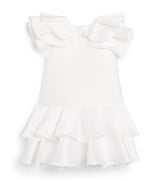 Mama Luma Jacquard Ruffle Dress for Girls 3-12 Years