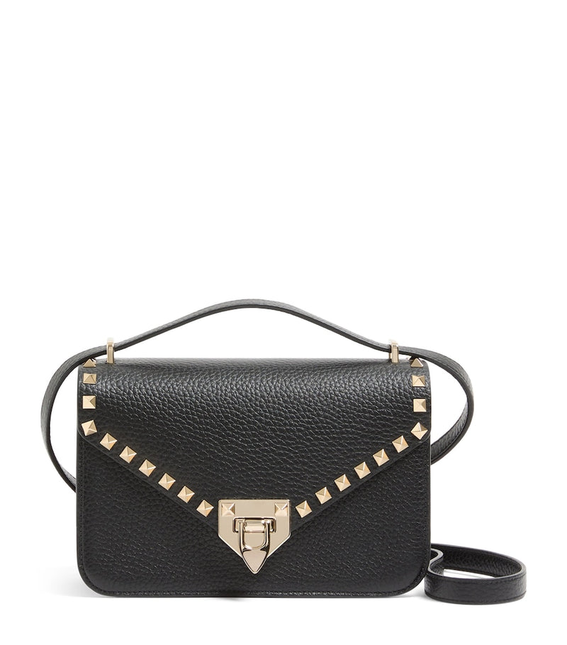 Valentino Garavani Rockstud shoulder bag H10cm x W21.5cm (British brand)