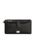 Dolce&Gabbana grained leather card holder logo plaque, UK version