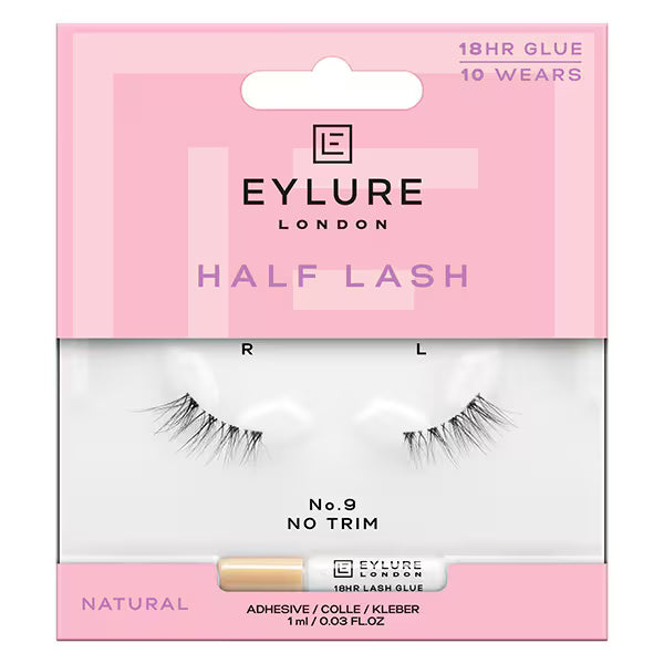 Eylure Half Lash No.9 False Eyelashes - British product
