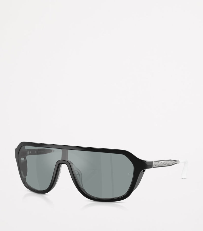 Oliver Peoples R-12 goggle sunglasses acetate frame - British product