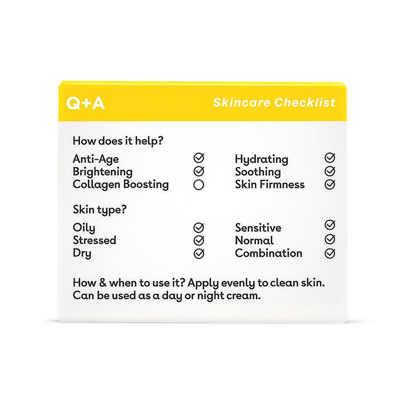 Q+A Ceramide Day Face Cream 50g (British brand)