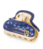 Alexandre de Paris gold-plated crystal hair clip 3cm, UK version