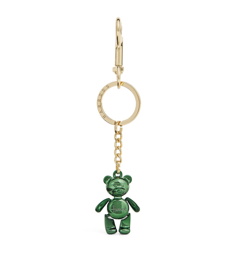 Harrods jointed bear keyring 15cm (British brand)