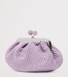 Weekend Max Mara woven Pasticcino clutch bag small, imported from the UK