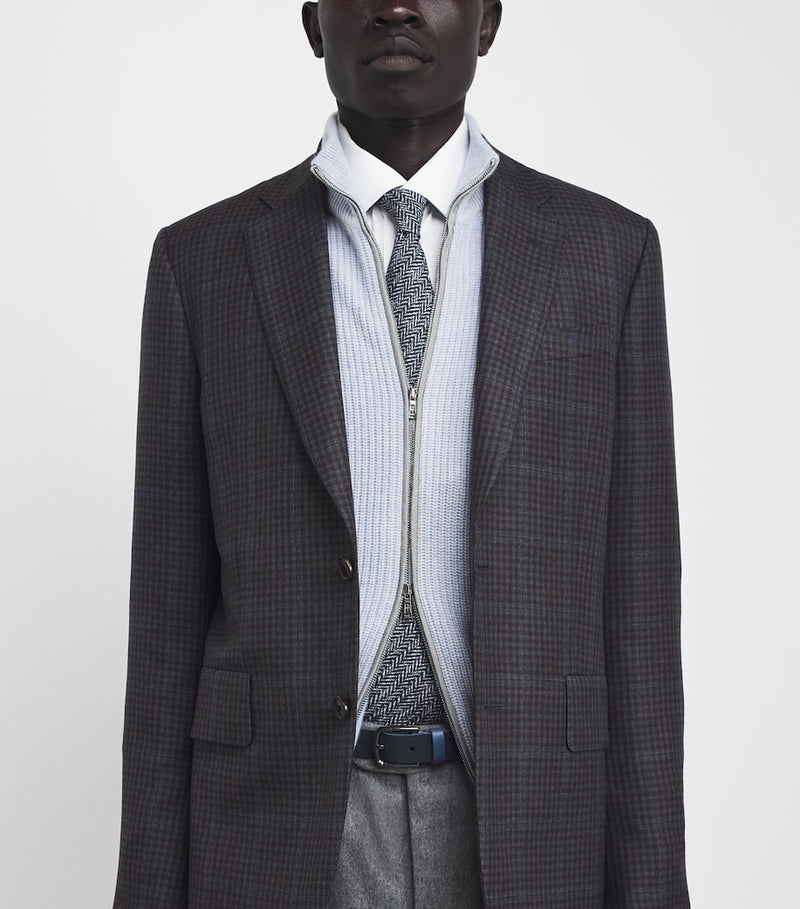 Giorgio Armani silk chevron tie - British product