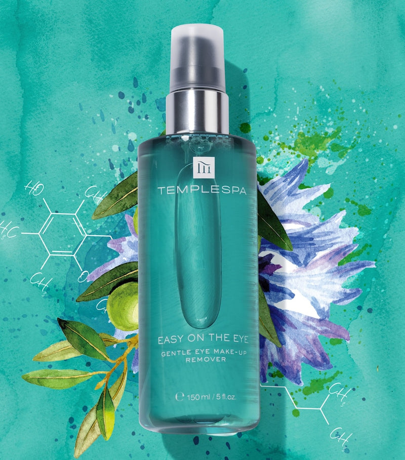 TEMPLESPA Easy on the Eye make-up remover 150ml - British product