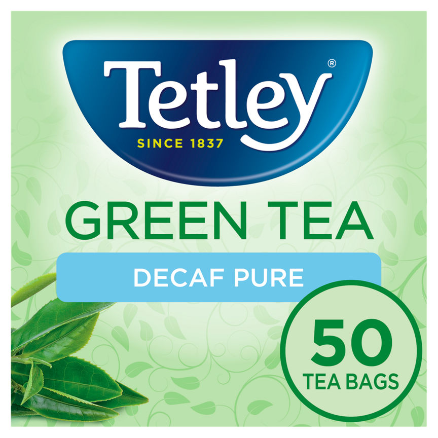 Tetley Green Tea Decaf 50 Tea Bags GOODS ASDA