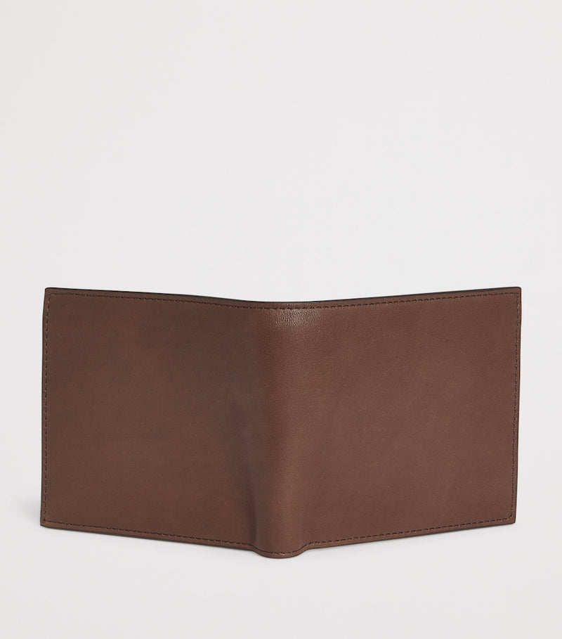 Thom Browne bifold leather wallet, UK version