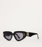 LOEWE butterfly screen sunglasses oversized acetate frames gold-tone monogram - British product