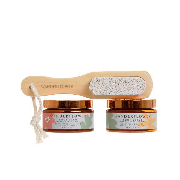Wanderflower Foot Therapy Gift Set 3 Piece (British brand)