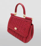 Dolce&Gabbana Sicily top-handle bag woven leather (British brand)