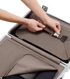 Carl Friedrik Carry-On Suitcase 56cm aluminium (British brand)