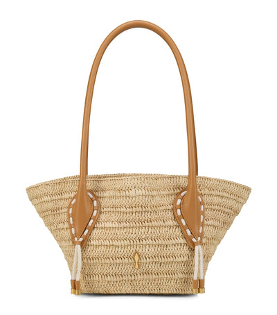 Harrods Christian Louboutin Venus Mini Raffia Basket Bag- Buy online at McGrocer