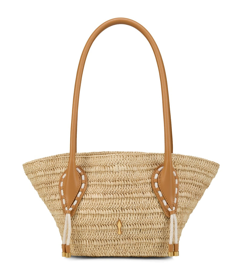 Christian Louboutin Venus mini raffia basket bag, UK version