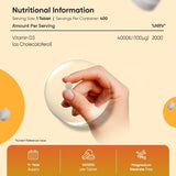 WeightWorld Vitamin D3 supplement 4000IU 400 tablets, imported from the UK