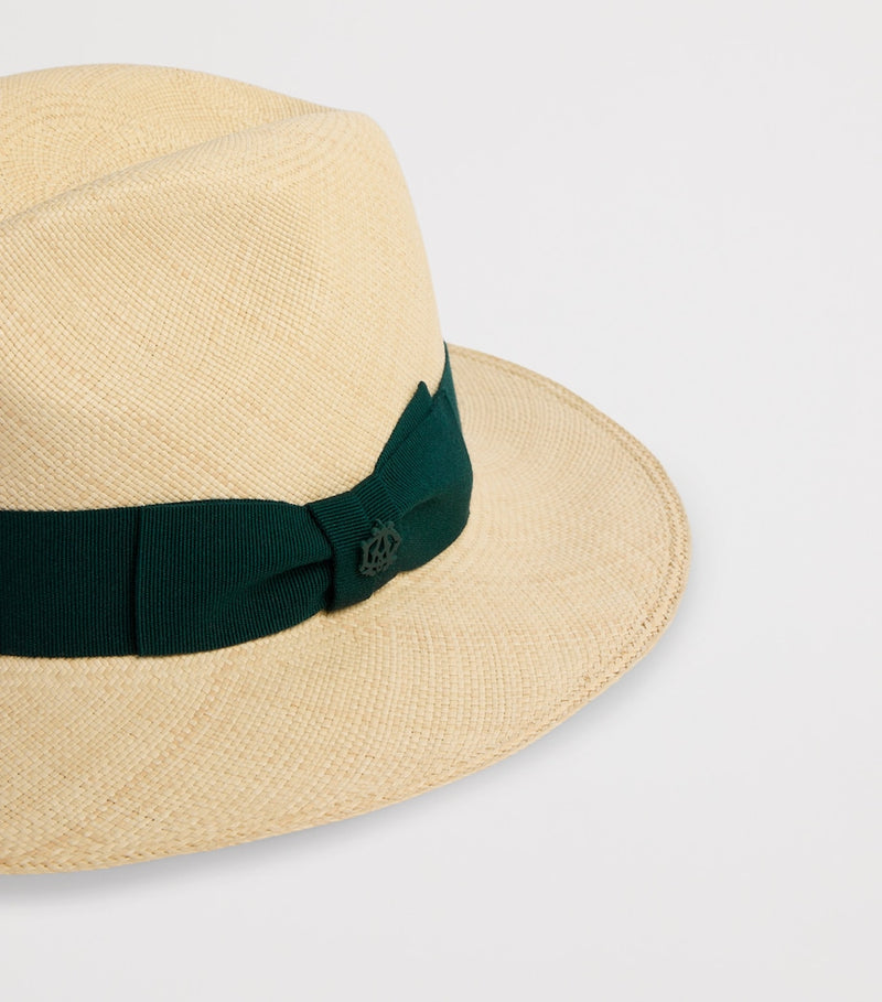 Dunhill straw trilby hat, UK version