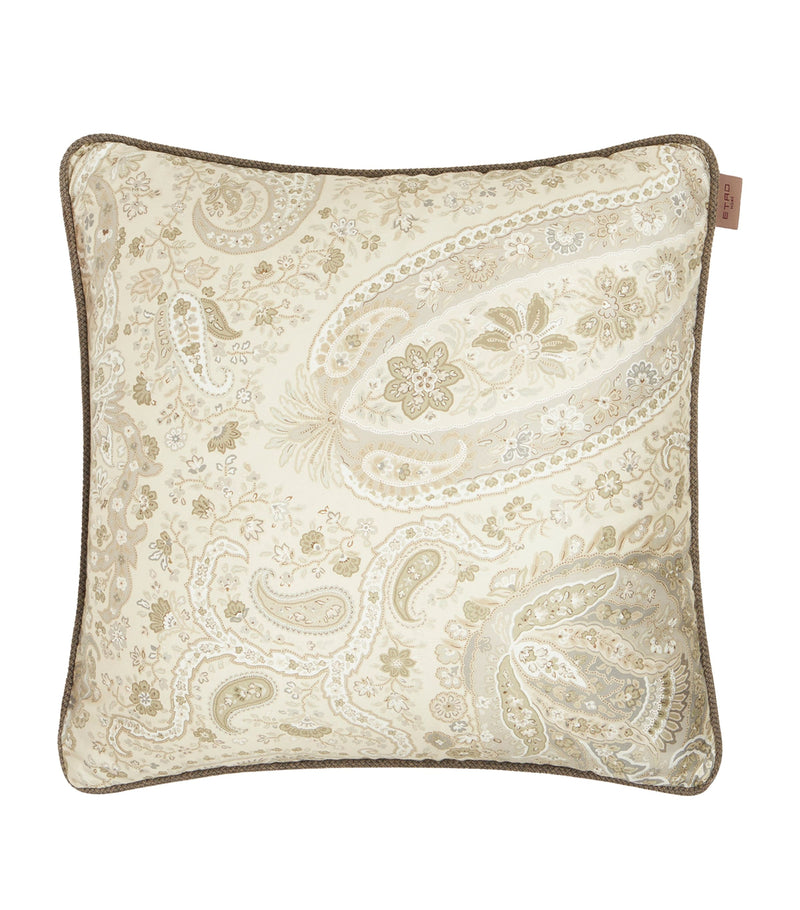 Etro Embroidered Maranta cushion 60cm x 60cm - British product