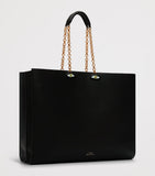 Schiaparelli calfskin face tote bag with anatomical details (British brand)