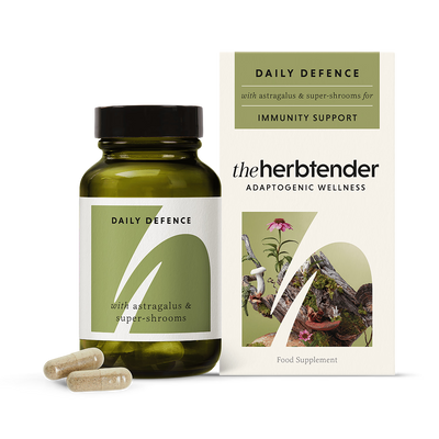 Die Herbtender Tägliche Abwehr mit Astragalus und Super-Pilzen Immununterstützende Kapseln 60er Packung