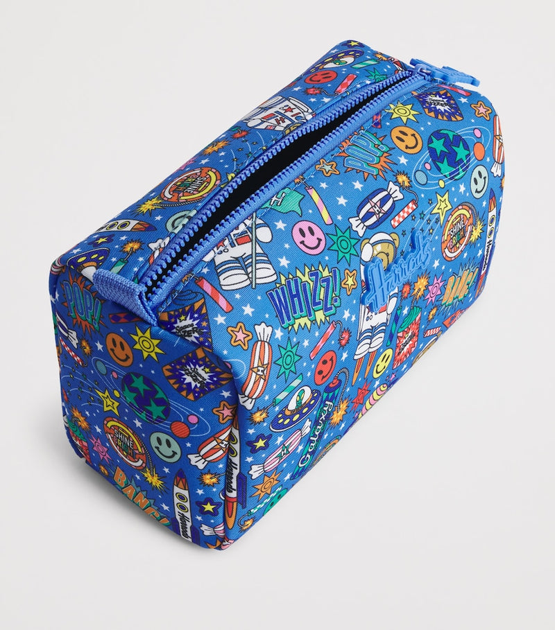 Harrods Pop Rocket wash bag with side handle, imported from the UK