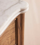 Soho Home Valerie bedside table with marble top - British product