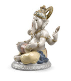 Lladró Mridangam Ganesha porcelain figurine 23cm (British brand)