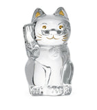 Baccarat Large Maneki Neko cat figurine - British product