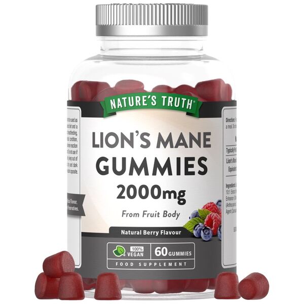 Nature's Truth Lion's Mane 2000mg gummies 60 count (British brand)