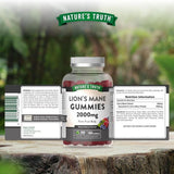 Nature's Truth Lion's Mane 2000mg gummies 60 count (British brand)