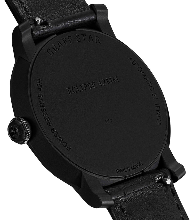 Graff Titanium DLC Eclipse Watch 43mm - British product