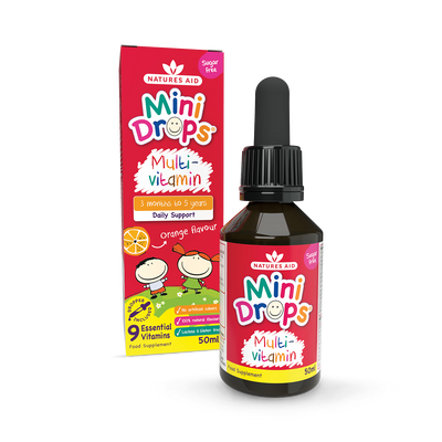 Holland & Barrett Nature's Aid Multivitamin Drops Orange Children 50ml- Buy online at McGrocer
