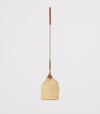 Saint Laurent raffia Gaby bucket bag with leather trims - British product
