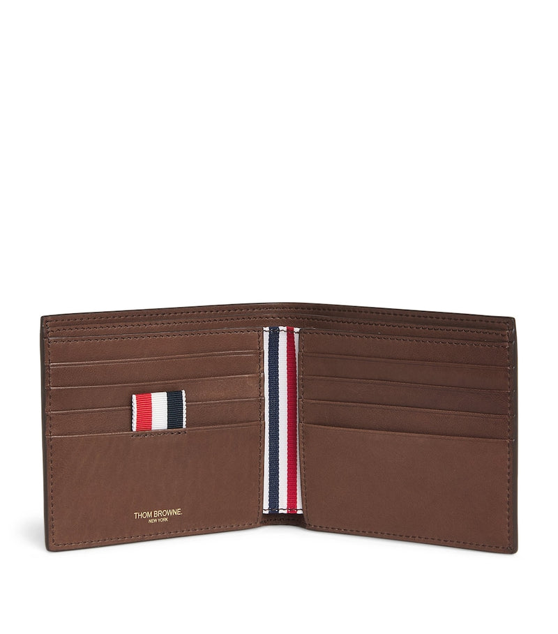 Thom Browne bifold leather wallet, UK version