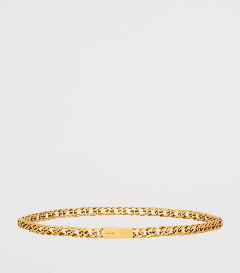 Saint Laurent thin chain belt 1.5cm (British brand)