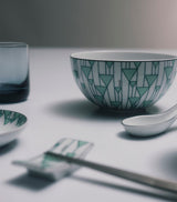 Harrods Porcelain Rice Bowls Set of 2 with Hand-Glazed Finish, 12cm Width- Buy online at McGrocer